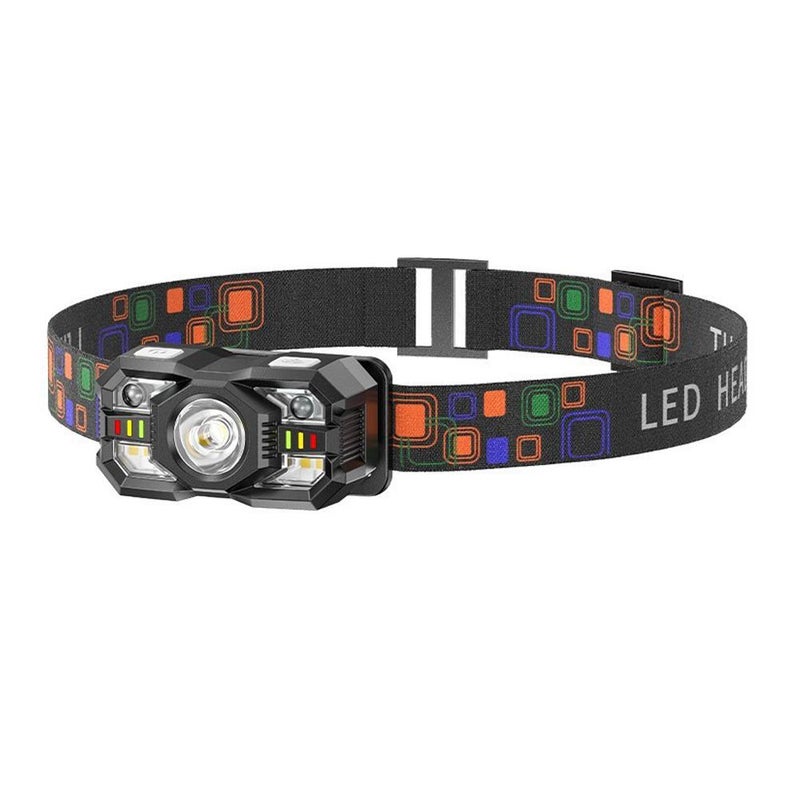 Outdoor lighting headlight, long range LED headlight, rechargeable.